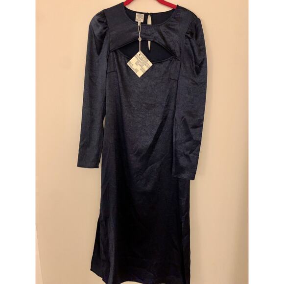 NWT BUAM UND PFERGARTEN ANETO Boho LONG SLEEVE MIDI DRESS 32 US 4 - Picture 4 of 4